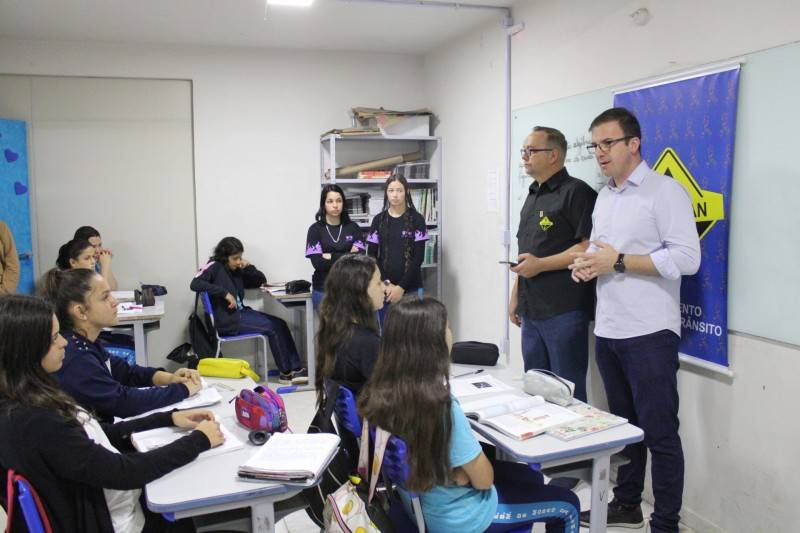 Alunos da Escola Vicente Guollo vencem Concurso Cultural de Educação para o Trânsito — foto 1