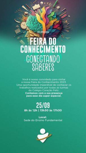 Feira do Conhecimento: escola desenvolve projeto para divulgar trabalhos de pesquisa dos estudantes — foto 1