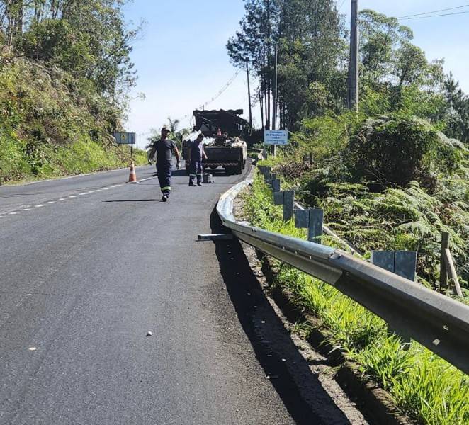 Com obras avançando, recuperação da Serra do Rio do Rastro deve ser entregue ainda em 2023 — foto 1