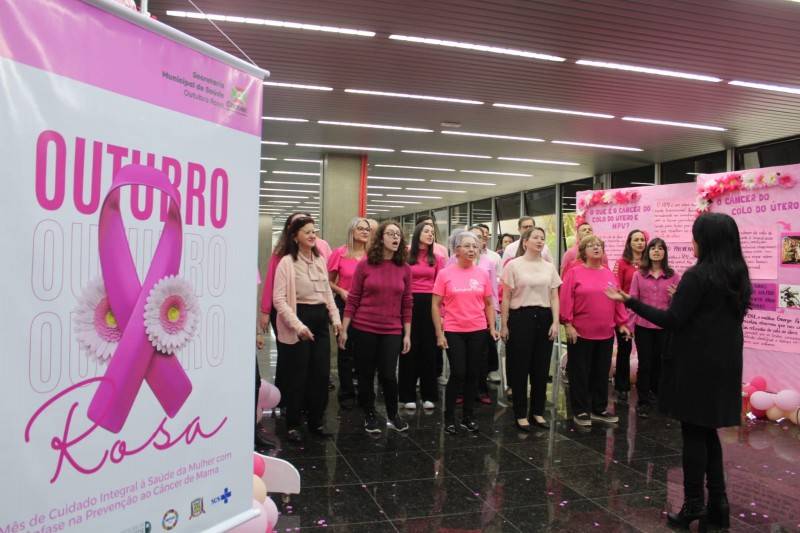 Outubro Rosa: ações de conscientização são intensificadas em Criciúma — foto 1