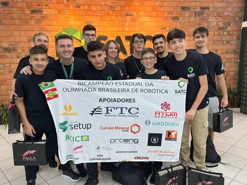Equipe de Robótica da Satc representa Santa Catarina na Olimpíada Nacional — foto 1