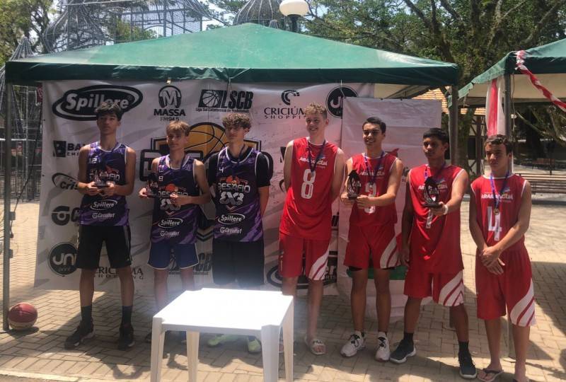 Com variedade de categorias, etapa do Desafio 3x3 de basquete encerra em Forquilhinha — foto 1