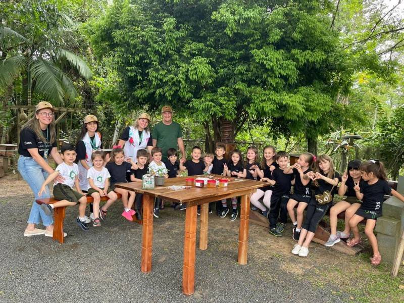 Educação Infantil do Colégio Satc valoriza experiências com a natureza — foto 1