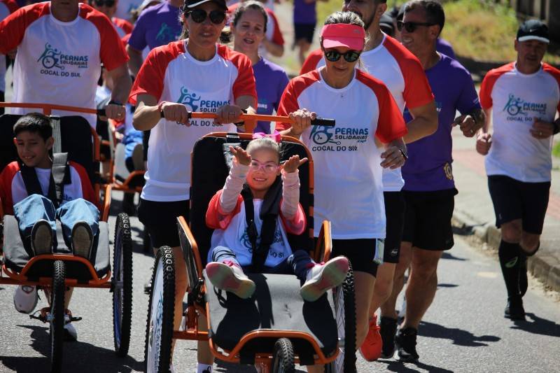 Alunos da Apae vivem experiência de uma corrida de rua em Cocal do Sul — foto 2