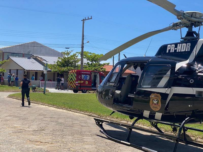 Idoso sofre queda de telhado e fica gravemente ferido em Jaguaruna — foto 2