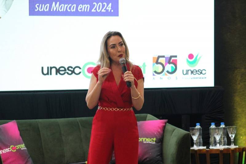 Presidente do Lide Mulher, Larissa Linhares compartilha inspirações sobre empreendedorismo na Unesc — foto 2
