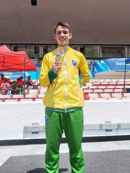 Atleta de Nova Veneza conquista medalha de prata no Chile — foto 2