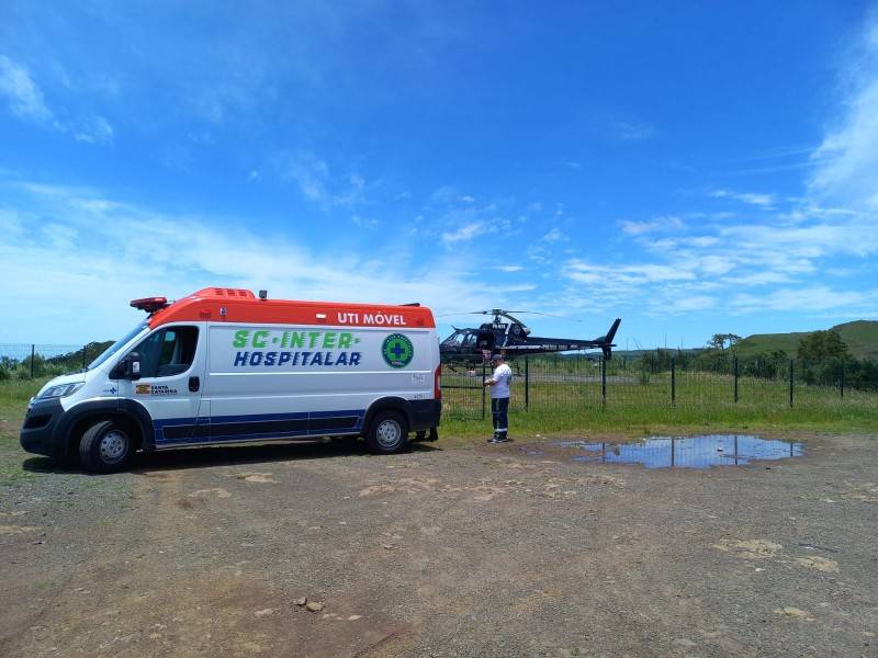 Mãe de recém-nascido de Lages é transportada em estado grave para hospital de Criciúma — foto 2