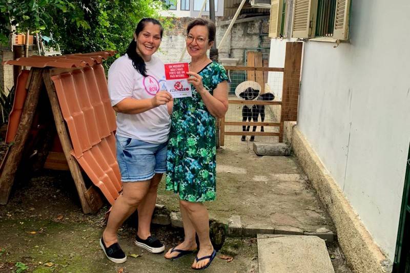 Governo de Siderópolis realiza ações de conscientização no combate ao mosquito da dengue — foto 2