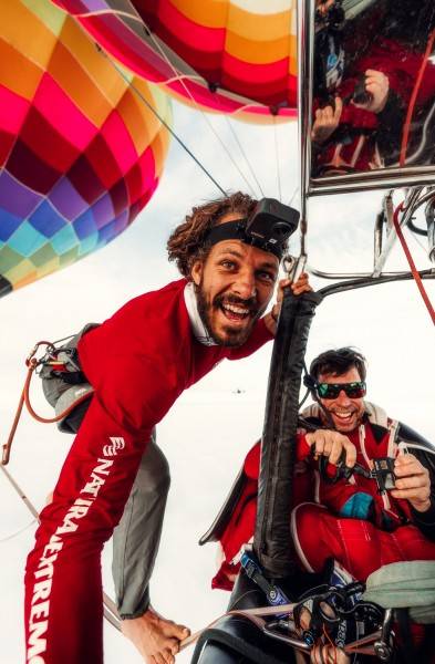Recordista mundial de Highline encara desafio no pico dos Dois Dedos, em Treviso — foto 3