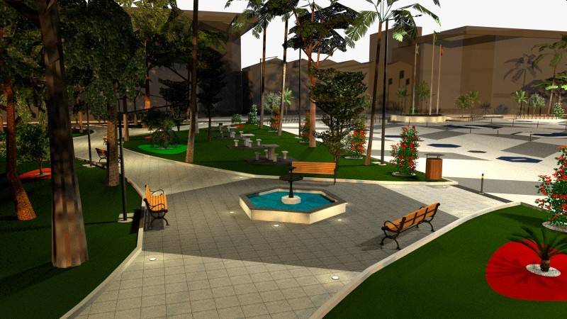 Praça João Goulart, sede da Prefeitura de Içara, será revitalizada — foto 3