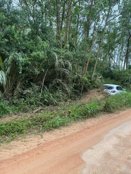 Motorista perde a consciência, sai da pista e colide carro em barranco — foto 1