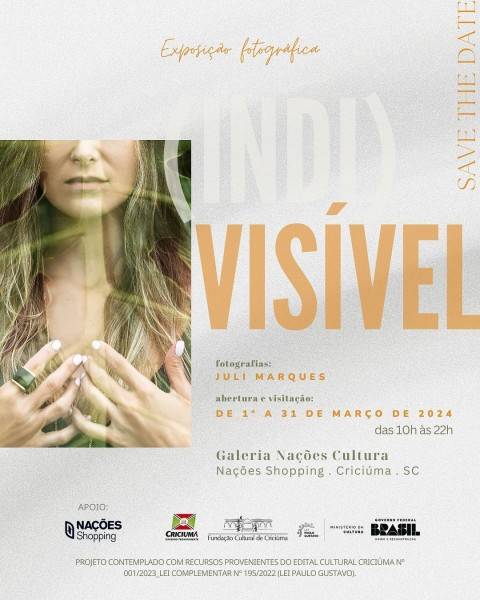 O feminino em evidência: Nações Shopping recebe exposição fotográfica '(Indi)visível' — foto 1