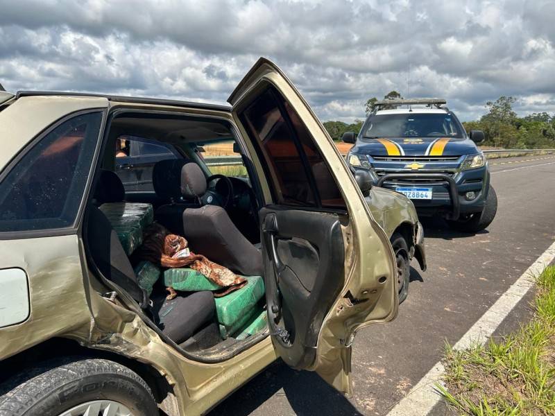 Perseguição termina com apreensão de 240 quilos de maconha que seriam entregues em Criciúma — foto 1
