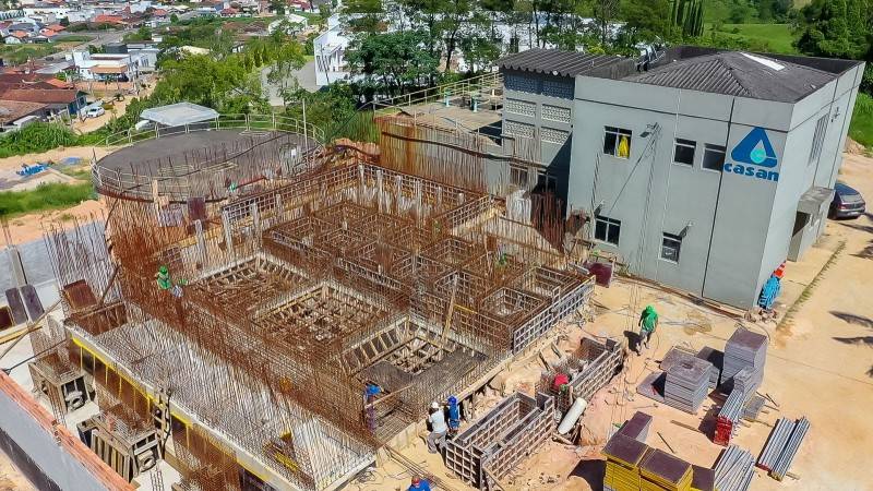 Nova estação da Casan vai dobrar a vazão de água em Braço do Norte — foto 2
