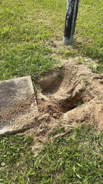 Homem é flagrado tentando cortar fios de bueiros em Criciúma — foto 2