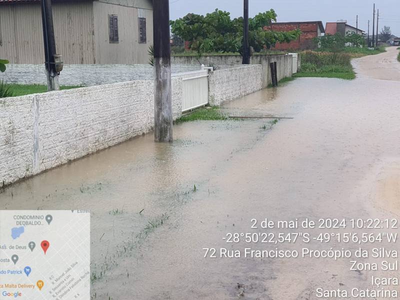 Queda de raio mata novilho em Balneário Rincão — foto 2