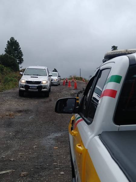 Bom Jardim da Serra: trecho da SC-390 cede e PMRv libera passagem apenas de carros de pequeno porte — foto 2