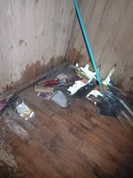 Princípio de incêndio atinge posto de guarda-vidas em Balneário Arroio do Silva — foto 1