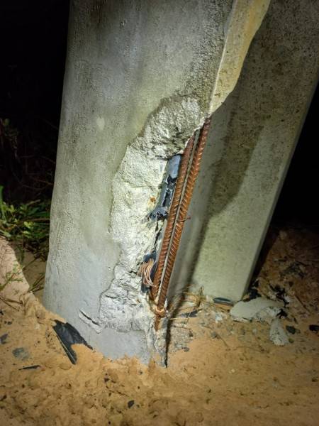 Ladrão de fios é preso em flagrante em Araranguá; ele confessou que trocaria o cobre por droga — foto 3