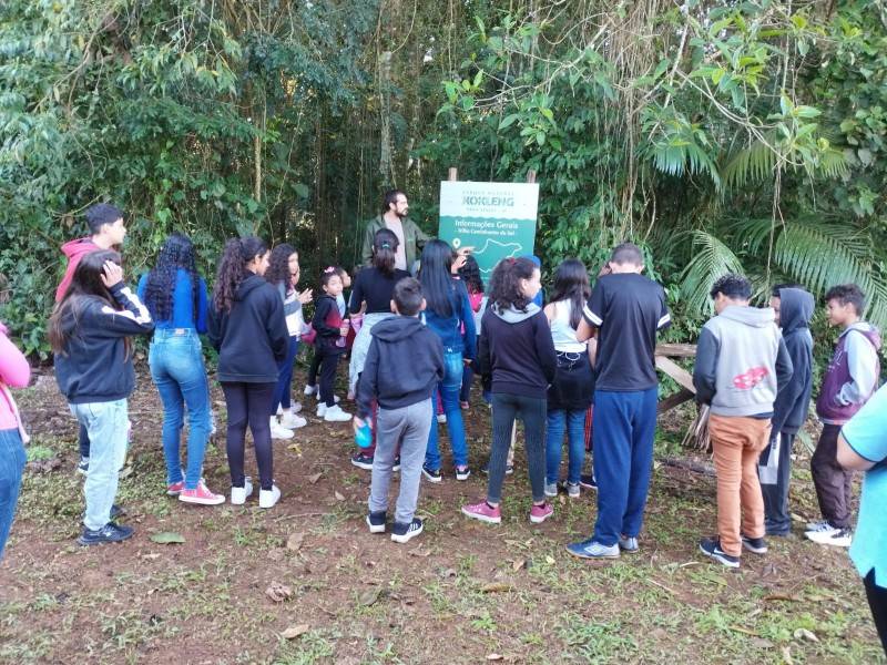 Trilha educativa em meio a área de preservação marca atividade em Nova Veneza — foto 2