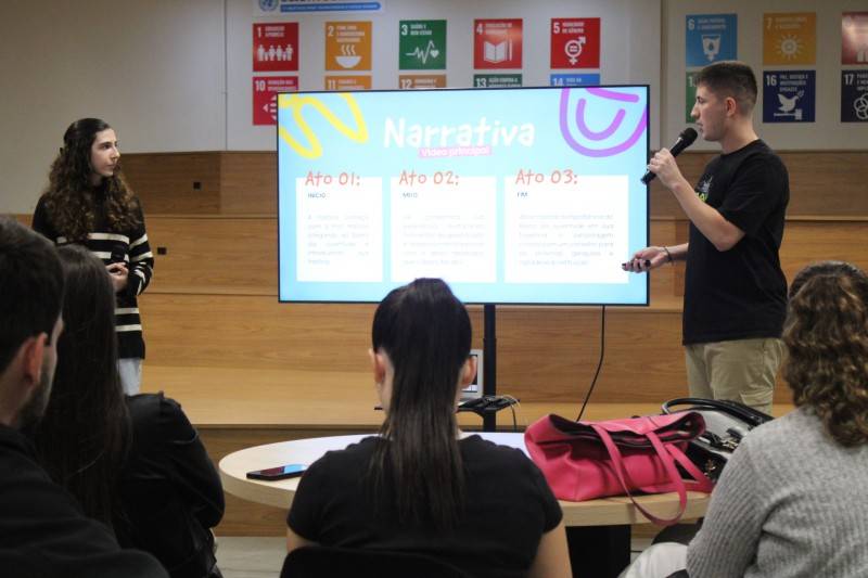 Acadêmicos da UniSatc desenvolvem campanha voluntária para 75 anos do Bairro da Juventude — foto 1