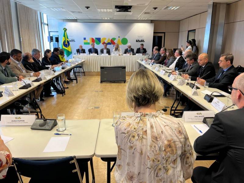Em Brasília, reitores da Acafe tratam da regulamentação das universidades comunitárias — foto 1