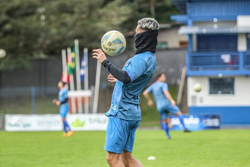 Cruz comanda treino do Caravaggio no estádio da Montanha — foto 5