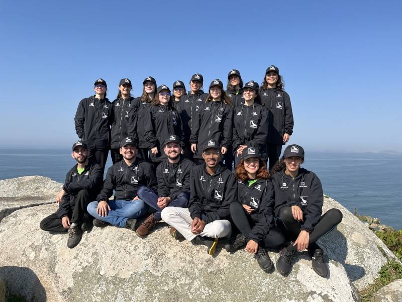 Estagiários e voluntários de nove estados estão em Imbituba unidos na conservação da baleia-franca — foto 1