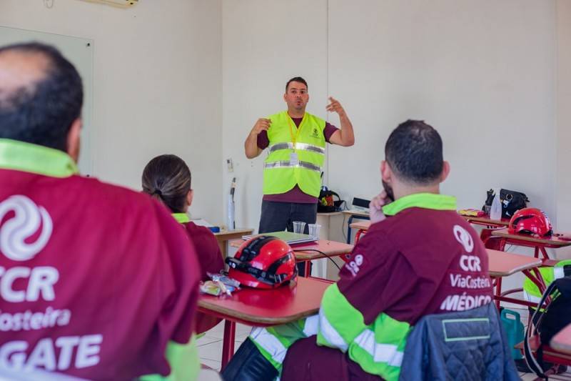 CCR ViaCosteira realiza treinamento de atendimento pré-hospitalar para as equipes de resgate — foto 1