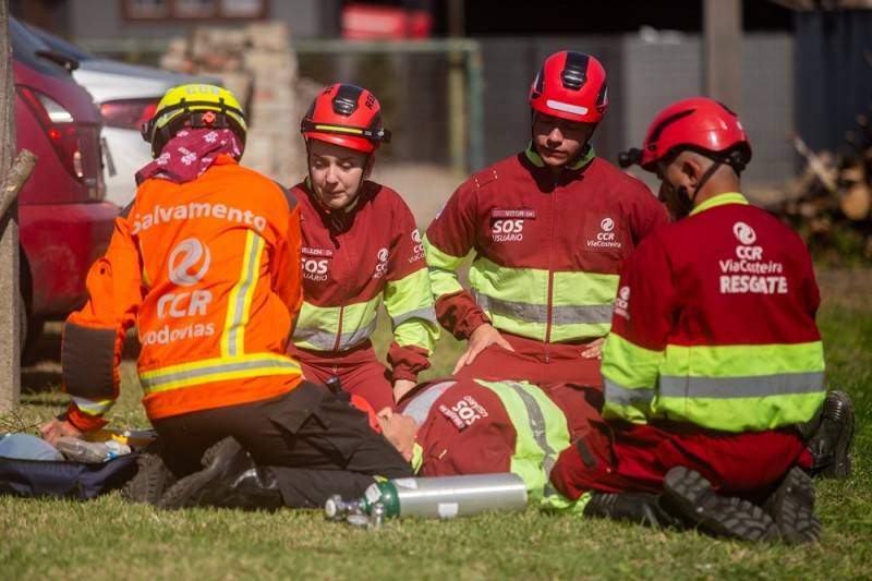 CCR ViaCosteira realiza treinamento de atendimento pré-hospitalar para as equipes de resgate — foto 2
