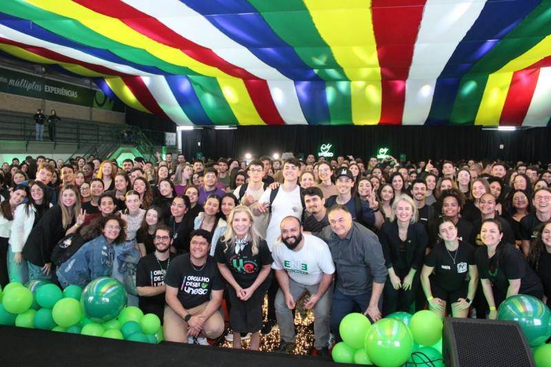 Calouros são recepcionados com energia e integração no Start Unesc — foto 1