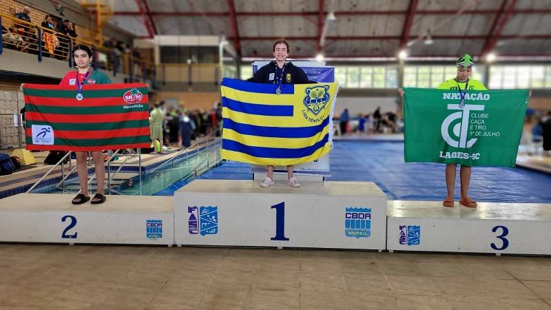 Atletas do Mampituba conquistam oito medalhas no 3° Estadual Mirim e Petiz de Natação — foto 1