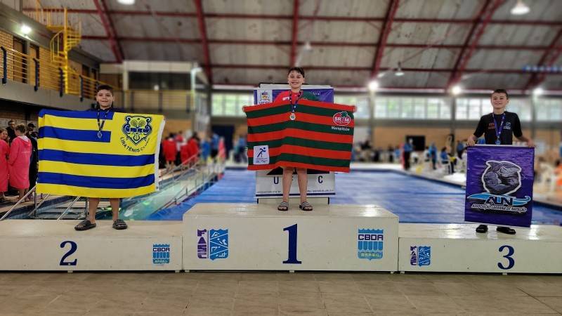 Atletas do Mampituba conquistam oito medalhas no 3° Estadual Mirim e Petiz de Natação — foto 5