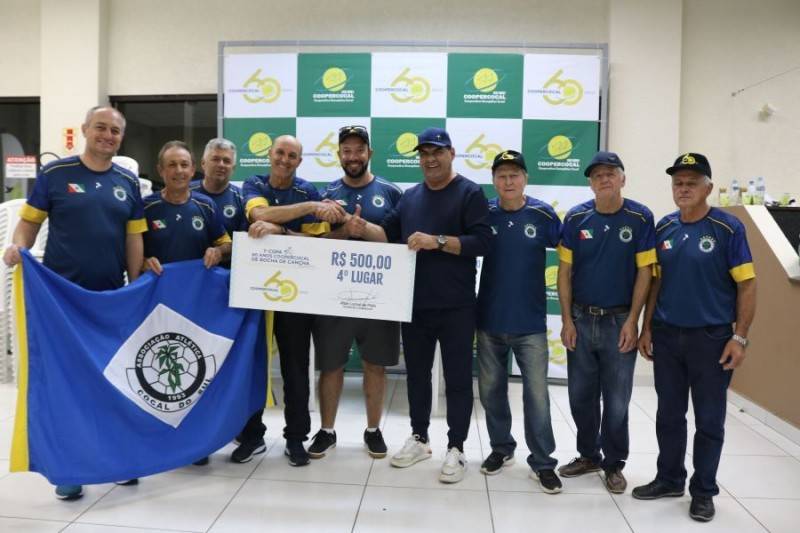 Copa 60 anos Coopercocal de Bocha: equipe 50tões conquista o título — foto 1