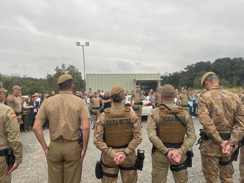 PM faz última homenagem ao policial que morreu em Criciúma — foto 1