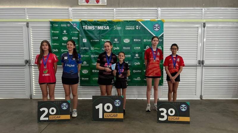 Tênis de mesa do Mampituba conquista 15 medalhas na 6ª etapa Estadual — foto 2