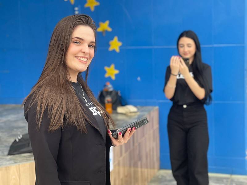Ensinamentos em prática: alunos da Graduação e Técnico da Satc participam de cobertura das eleições — foto 2