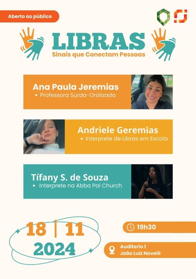 Acadêmicos de Design da UniSatc promovem palestra gratuita de Libras em Criciúma — foto 1