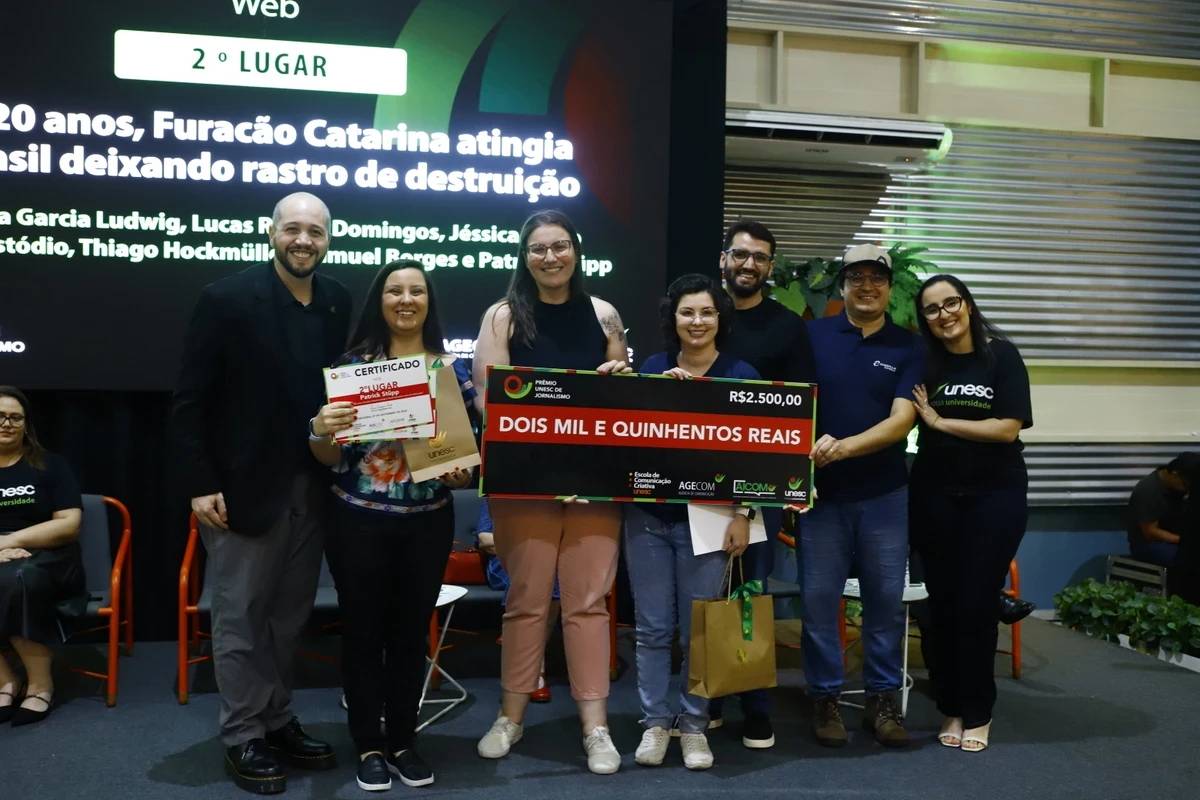 Portal Engeplus conquista prêmios no Unesc de Jornalismo — foto 3