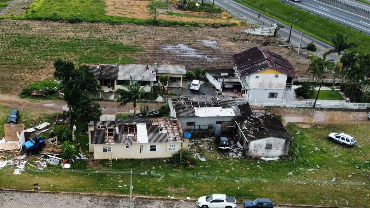 Defesa Civil do Estado descarta ocorrência de microexplosão em Sombrio — foto 2