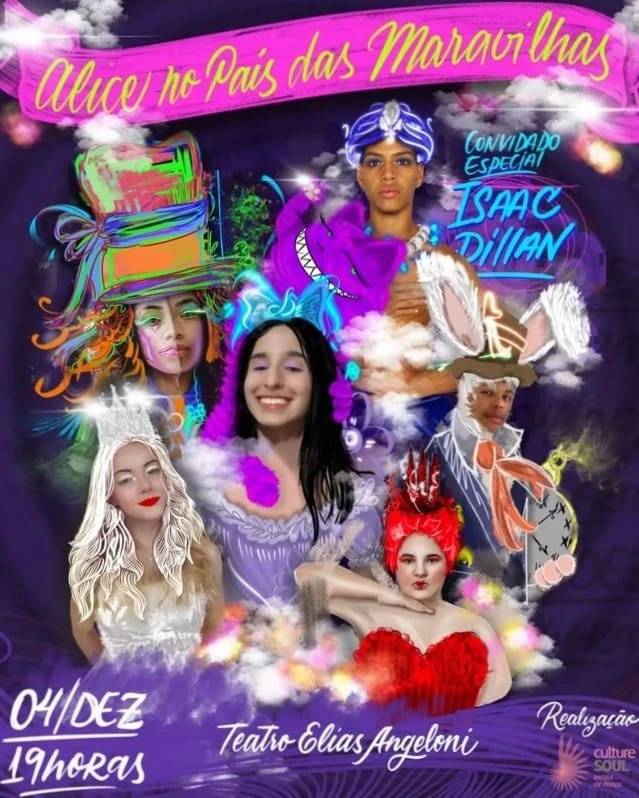 Espetáculo de dança contará história de Alice no País das Maravilhas no Teatro Elias Angeloni — foto 1