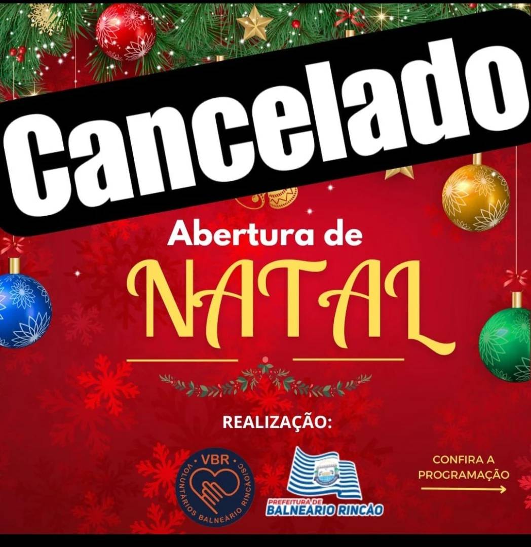 Balneário Rincão: chegada do Papai Noel é transferida para o próximo fim de semana — foto 1