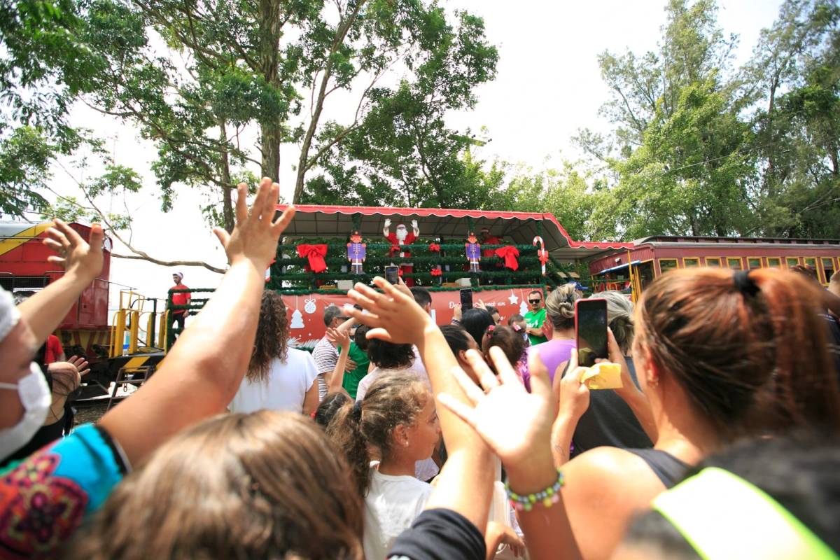 Trem de Natal da Ferrovia levará magia às comunidades lindeiras nesta quarta e quinta-feira — foto 3