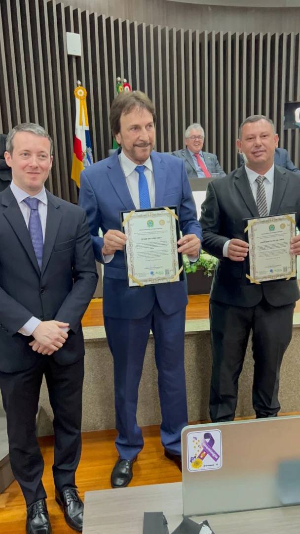 Prefeito Cesar Cesa é diplomado em Araranguá — foto 1