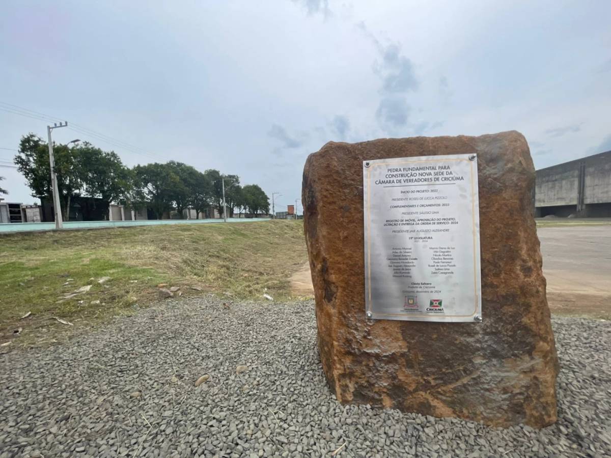 De maneira simbólica, Câmara de Vereadores de Criciúma marca início da nova sede — foto 1