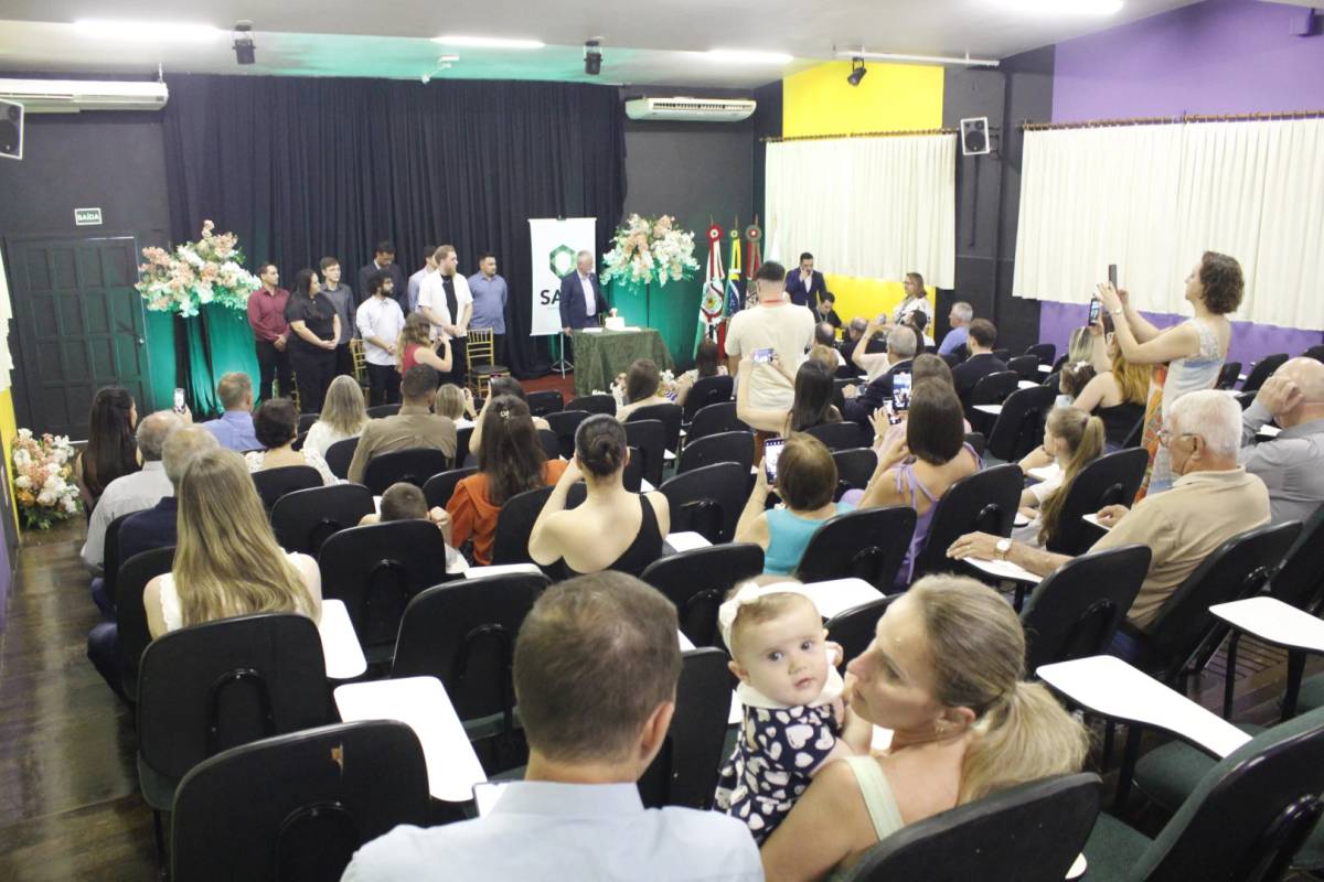 Formandos da UniSatc celebram encerramento de ciclo em cerimônia de colação de grau — foto 7