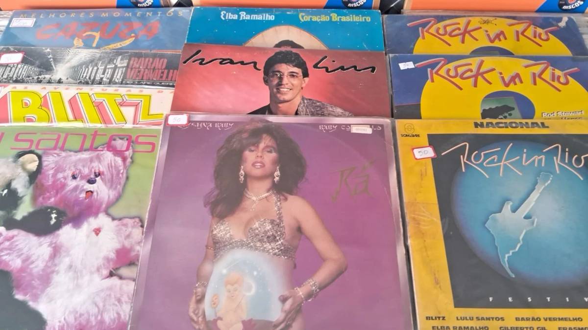 Feira de Vinil revive a história do Rock in Rio no Shopping Della — foto 1