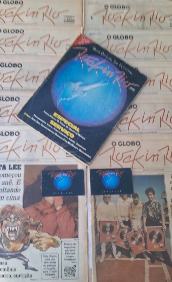 Feira de Vinil revive a história do Rock in Rio no Shopping Della — foto 3