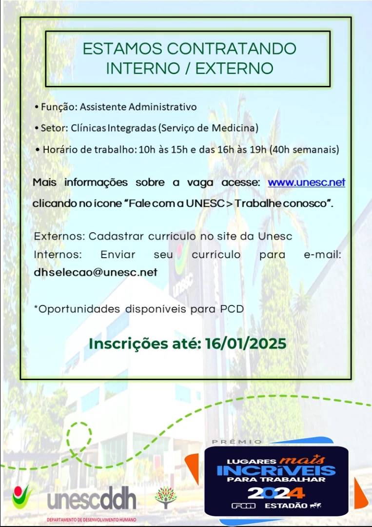Vagas de emprego no Sul de Santa Catarina — foto 1